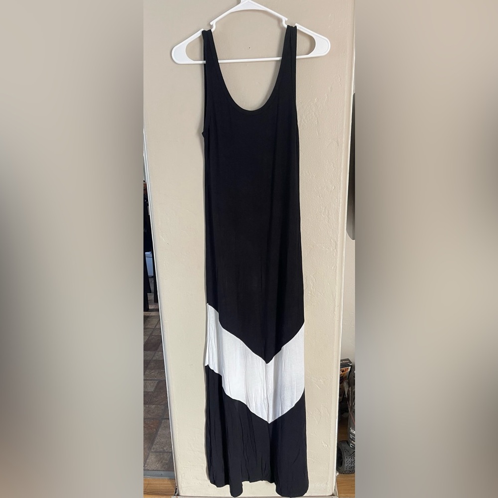 Color Block Maxi Dress